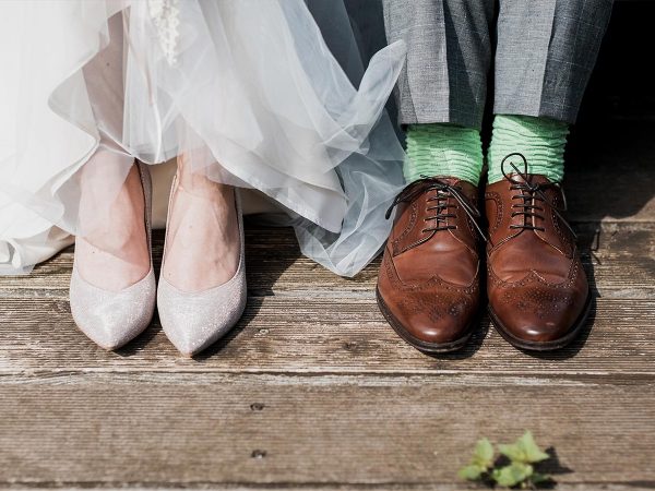 Wedding bride & Groom - Barn wedding in Kansas